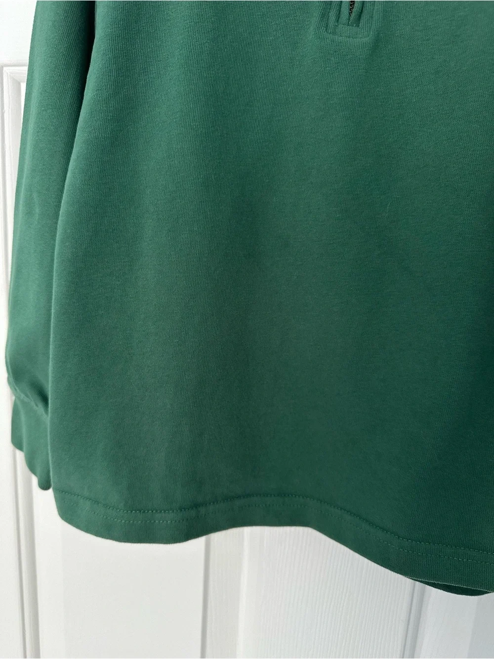 J.Crew Kids Crewcuts Relaxed-fit Half-zip Pullover Forest Green Sweater Sz S 6-7